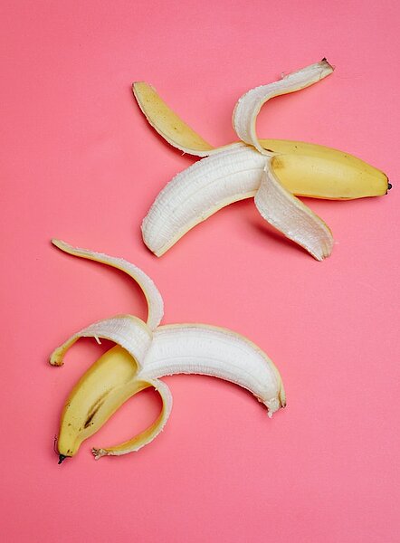 Eine Darstellung von Bananenwürfel