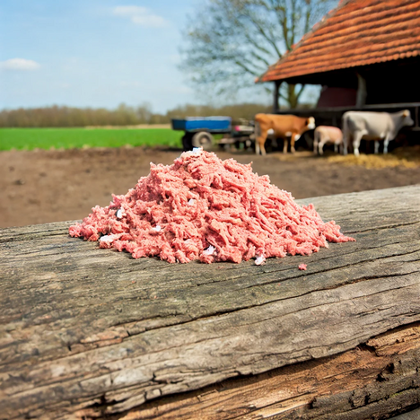 Eine Darstellung von Schweinemehl