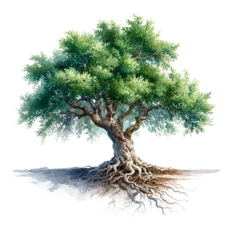 Eine Darstellung von Arganbaum