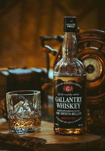 Eine Darstellung von Whisky