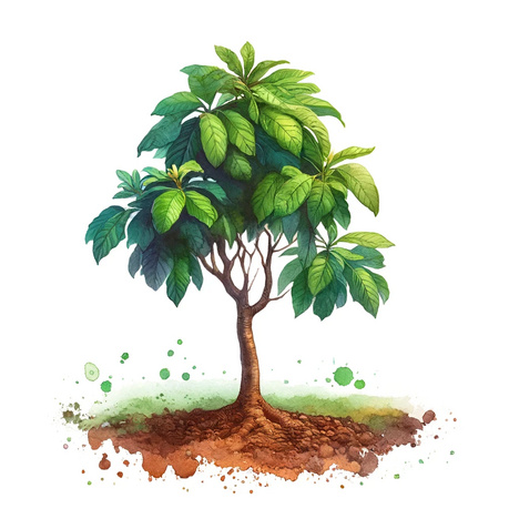 Eine Darstellung von Avocadobaum