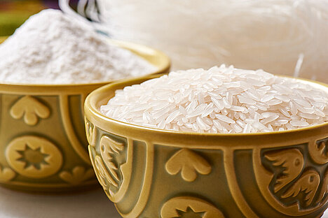 Eine Darstellung von Reisvollkornmehl