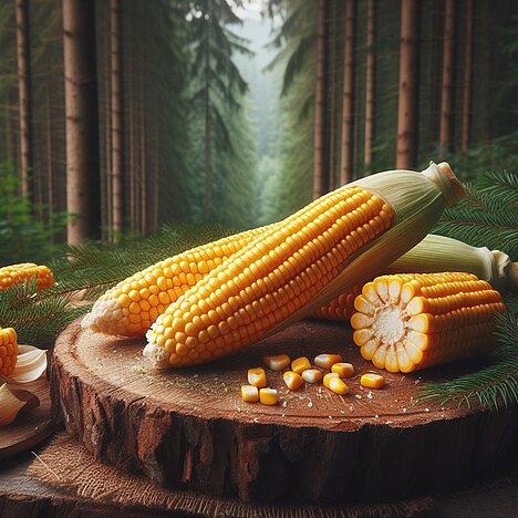 Eine Darstellung von Mais