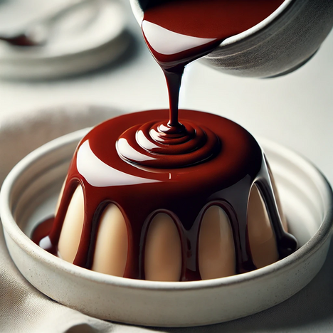 Eine Darstellung von Schokoladensauce