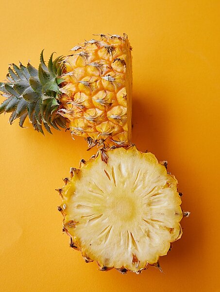 Eine Darstellung von Ananas