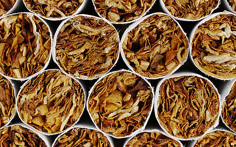Eine Darstellung von Tabak