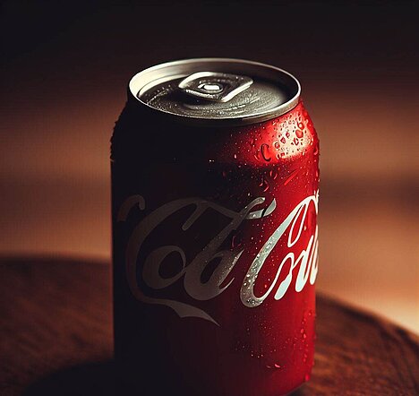Eine Darstellung von Cola