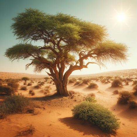 Eine Darstellung von Mesquitebaum