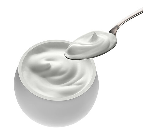 Eine Darstellung von Magerjoghurt