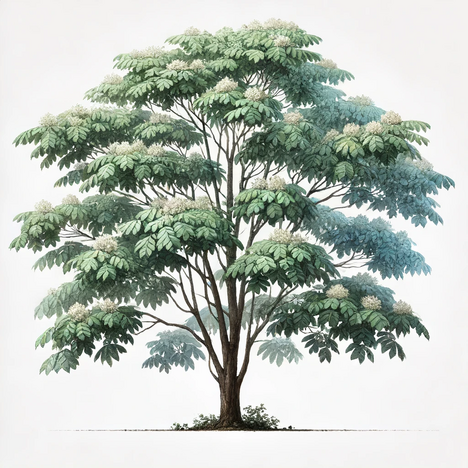 Eine Darstellung von Geweihbaum