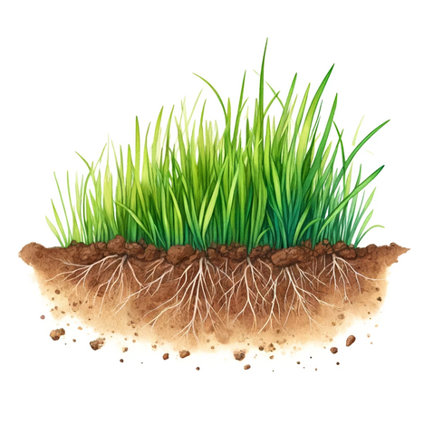 Eine Darstellung von Gras