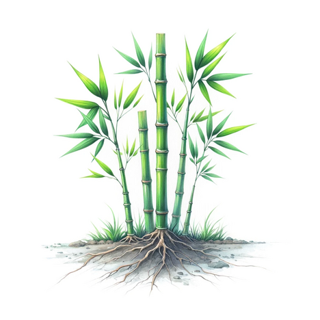 Eine Darstellung von Bambus