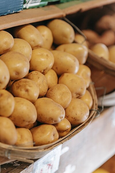 Eine Darstellung von Kartoffelstärke
