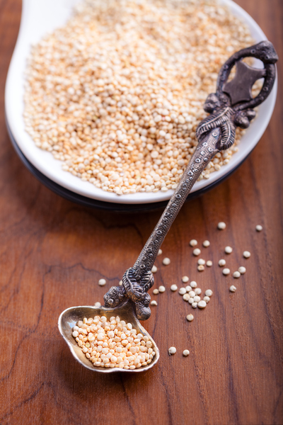 Eine Darstellung von Quinoa-Keimlinge